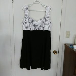 Polka Dot Swing Dress